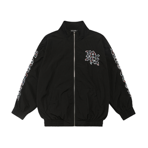 Men's Heavyweight Hooded <b>Lined</b> Oversized Pullover Sports Shirt with Rhinestones Letter Design Autumn <b>Jacket</b> - Product Image 1