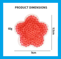 HANERSHI Coussinets réutilisables en gel PVC personnalisés avec logo imprimé, chauds et froids, 9x9,5 cm, Classe I, pour soulagement de la douleur en milieu médical