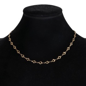 Collier en forme de cœur en or réglable pour un usage quotidien - Product Image 4