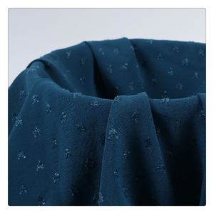 180D cey jacquard100 % tela de poliéster CEY Jacquard flor punto tela flujo de aire flores cortadas tela para ropa de mujer - Product Image 4