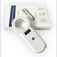 Lecteur de puces RFID pour animaux, étanche, mobile, RZX LF, longue portée, FDX-B ISO 11784/11785, USB H03, lecteur de puces pour animaux de compagnie