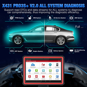 Outil automobile X-431 PRO3S+ HDIII pour système complet, compatible camions poids lourds 12V/24V, stockage 32 Go, X-431 PRO3S+ HDIII, X-431 P - Product Image 2