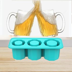 Molde de silicona cilíndrico sin BPA para cubitos de hielo, material de PC redondo para tazas de viaje, alimentos y accesorios de cocina al por mayor - Product Image 2