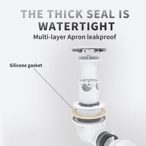 ABS + PP + PE אמבטיה ניקוז רצפה אנטי ריח ליניארי מקלחת פסולת מייבש - Product Image 5