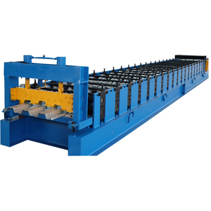 <span class=keywords><strong>Machine</strong></span> voor het maken van gegalvaniseerde plaatvloeren, metaaldakbedekking, rolvorming, gesloten type, logistiek park vloerdek rolvormmachine - Product Image 5