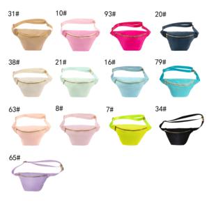 Personnalisable S/L Jeux Transparent PVC Ceinture Sac Mignon Nylon Fermeture Éclair Stock Multi Couleurs Taille Sacs Sling Fanny Pack Filles - Product Image 6