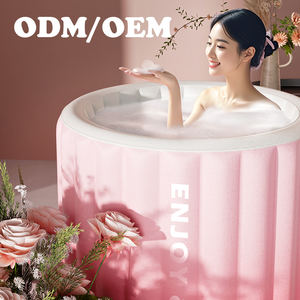 Baignoire gonflable en PVC personnalisée en usine baignoire pliante avec <span class=keywords><strong>pompe</strong></span> à air intégrée 85cm x 70cm - Product Image 1