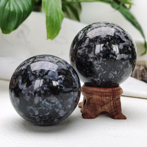 Wholesale Cheap Price Natural Healing Stones Gabbro Polished Crystal Ball Spheres for Decoration - Product Image 5