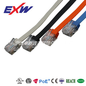 Exw mới nhất bọc thép cũng liên kết sử dụng ngoài trời không thấm nước Cat6 cat6A Mạng vá dây bootless mèo 6 vá dây - Product Image 2