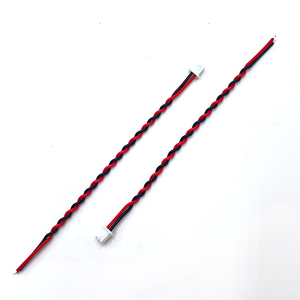 Mingyue Maßgefertigter Kabelbaum 2-polig Direktverkauf vom Hersteller Kundenspezifisches Beliebtes 1 Schwarz und 1 Rot Verdrilltes Paar-Kabelbaum - Product Image 5