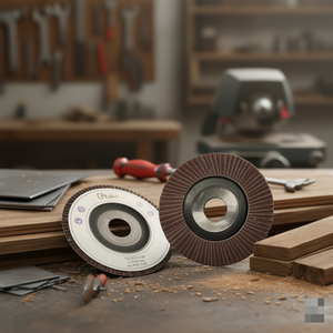 Disco de Láminas Trizact A80 de 115x22 mm con Sustrato de Fibra para Lijar Metal y Madera - Product Image 3