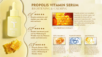 Sérum Visage Professionnel 5-en-1 Vitamine C Éclaircissant Collagène Hydratant avec Acide Hyaluronique OEM/ODM