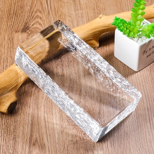 <span class=keywords><strong>Brique</strong></span> <span class=keywords><strong>de</strong></span> <span class=keywords><strong>verre</strong></span> cristallin transparente solide sur mesure en gros pour la décoration <span class=keywords><strong>de</strong></span> cloisons - Product Image 2