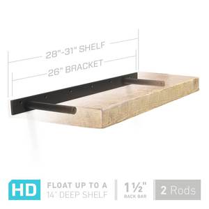 أثاث حديدي عائم مخصص ، أثاث أعمى مخفي ، مثبت جداري غير مرئي معدني عائم - Product Image 4