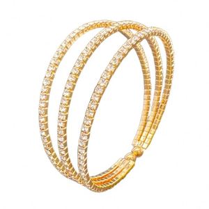 Bracelets et joncs de mode, style viral des réseaux sociaux, incrustation d'opale concassée, cadeau de fêtes pour femmes, qualité technique supérieure, pour grossistes - Product Image 4