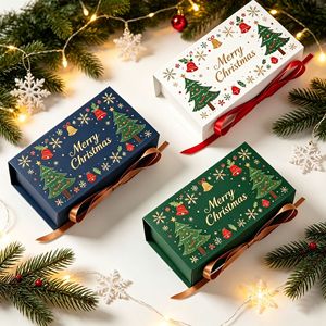 Dropshipping Shopify Christmas Tree Printed <b>Gift</b> <b>Box</b> <b>For</b> Candy Chocolate Holiday Favor <b>Empty</b> Storage Container - Product Image 5