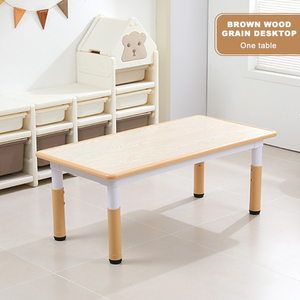 Trẻ Em Đồ Nội Thất Bàn Và Ghế Đặt Chiều Cao Có Thể Điều Chỉnh Toddler Bàn Với Ghế Ngồi Học Tập Bảng Và Ghế Đặt Mẫu Giáo Bảng - Product Image 5