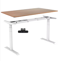 Escritorio Eléctrico de Altura Ajustable de Elevación Rápida de 60 mm/s, Fabricante Personalizado, Escritorio de Pie con Doble Motor, Solución de Muebles para Oficina en Casa