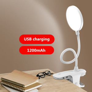 USB Clip Đèn Bàn Có Thể Sạc Lại Công Tắc Cảm Ứng Để Học Đọc Pin Đèn Bàn <span class=keywords><strong>Led</strong></span> 5W 1200MAh - Product Image 5