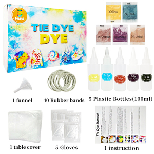 KHY Venta caliente 5 <span class=keywords><strong>colores</strong></span> <span class=keywords><strong>ropa</strong></span> Permanente <span class=keywords><strong>para</strong></span> niños adultos el Tie-Dy Powder Tie Dye Paint Kit - Product Image 3