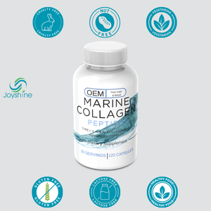 Deniz Kolajeni Takviye Hapları 1800mg, Eklenmiş Hyaluronik Asit, <span class=keywords><strong>C</strong></span> Vitamini ve Mineraller ile Saç, Cilt ve Tırnaklar <span class=keywords><strong>i</strong></span>çin 120 Kapsül - Product Image 4