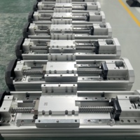 Module linéaire entièrement fermé Pi, vitesse maximale 1600 mm/s, 50 kg, glissière linéaire à vis à billes horizontale pour robot collaboratif