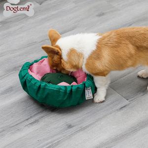 Lotus Flower Design Snuffle <b>Mat</b> Washable <b>Dog</b> Training Bowl with IQ Training Features - Product Image 3