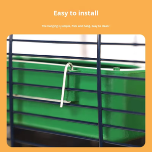 Accessoires de <span class=keywords><strong>cage</strong></span> à oiseaux essentiels Bol d'alimentation pour oiseaux anti-déversement Boîte suspendue Tasse à boire automatique pour oiseaux-Équipement de service - Product Image 2