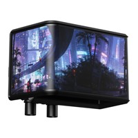 Refroidisseur liquide pour processeur Vision 360 avec écran LCD incurvé, refroidissement par eau du processeur, système de refroidissement par eau pour PC de jeu, refroidisseur de processeur