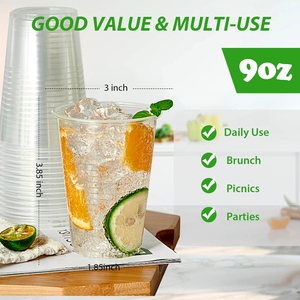 Diseño personalizado Impresión de logotipo PET/PP Ecológico 16oz 24oz Transparente Bebida fría Burbuja Tazas de té con tapas - Product Image 2