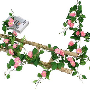 Cespugli di Rose artificiali all'ingrosso per la decorazione della parete di nozze di tocco reale, piante di Rose sospese realistiche per la decorazione della casa di nozze - Product Image 4