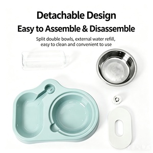 Comedero y Bebedero Automático de Plástico de Doble Uso, Impermeable, <span class=keywords><strong>para</strong></span> Perros, Gatos y Animales Pequeños, Suministros al por Mayor - Product Image 4