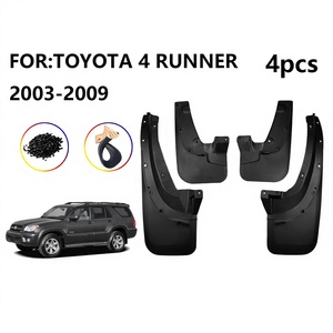 FOR Toyota 4Runner Mudguards 2003-2009 Black Plastic <b>Tire</b> Accessories - Product Image 5