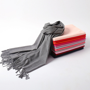 NOUVEAU Châle <span class=keywords><strong>de</strong></span> couleur unie, écharpe, étole VISCOSE, couvre-visage Pashmina - Product Image 6