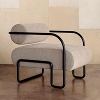 Meubles de salon modernes, canapé rembourré, chaise de loisirs, Design de cadre en bois, chaise de lecture relaxante, chaises d'accent en velours