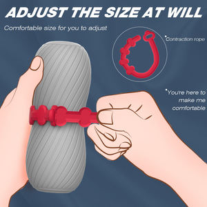 Masturbador de Doble Canal Ajustable, Masturbador de Pene Vibrador, Masturbador Masculino - Product Image 4