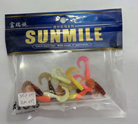 Curly Tail Peche Leurre Leurres de pêche à l'achigan Liquide Plastisol Bait Soft Grub Lure