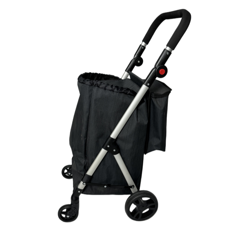 30kgs Wholesale Factory Quality Aluminum Shop Trolley Cart Hand Cart with Bag