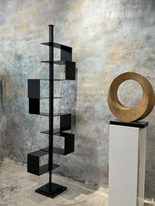 Ý kim loại kệ sách lưu trữ phòng khách Tầng Kệ sách trang trí nội thất tường kệ sách kệ trưng bày - Product Image 2