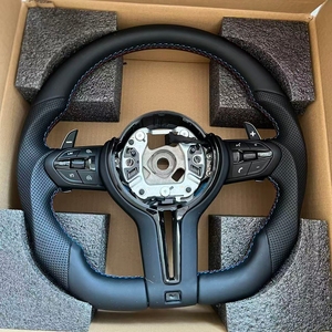 Volante de Cuero para Automóvil <span class=keywords><strong>BMW</strong></span> F30 F10 F12 F15 F36 F20 F22 F25 F32 F35 F84 M3 M5 E70 E90 M Sports, en Existencia - Product Image 1