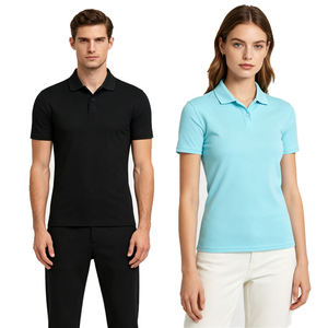 Chemises polo piqué de haute qualité pour hommes, douces, respirantes, manches courtes, style smart casual, golf, broderie personnalisée, vente en gros - Product Image 3