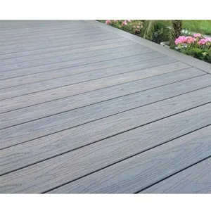 Wpc Decking Plank Crack-resistant Outdoor Wpc Floor Outdoor Artificial Wood Composite Flooring Wpc Decking Tiles