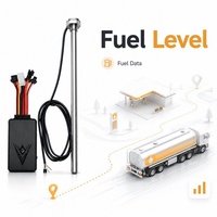 Traceur GPS pour sonde de niveau de carburant capacitive 0-5V/RS232/RS485