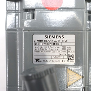 มอเตอร์ AC รุ่น 1FK6 ซีรีส์ สำหรับระบบควบคุมการเคลื่อนที่ความแม่นยำสูง รุ่นดั้งเดิม 1FK7042-2AF71-1RG1 - Product Image 3