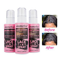 Kit d'installation de perruques personnalisé - Mousse capillaire, dissolvant de colle, spray brillant et bâton de cire pour cheveux crépus et bouclés, végétalien, sans alcool, tenue forte
