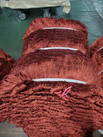 Filet de pêche en nylon/polyester à nœuds simples haute résistance fabriqué en Chine, maille de 12 mm à 1000 mm, filet d'élevage de poissons