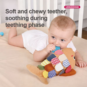 Flip Fish, Peluche de Animal, Libro Suave <span class=keywords><strong>para</strong></span> Bebés, Juguetes con Patrones Relajantes <span class=keywords><strong>para</strong></span> <span class=keywords><strong>Dormir</strong></span>, Juguetes Sensoriales Infantiles Multitexturizados y Sonoros - Product Image 4