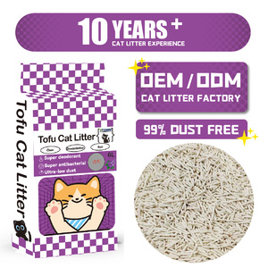 Lettiera per Gatti al Tofu Personalizzabile, a Basso Contenuto di Polvere, Agglomerazione Rapida, Lavabile e Ultra Pulita, OEM/ODM - Product Image 1