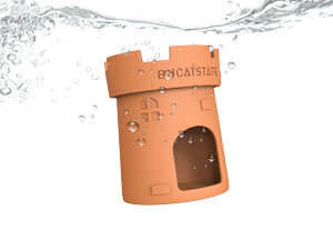 Bucatstate phim hoạt hình phong cách castled làm mát vật nuôi gốm Nguồn cung cấp <span class=keywords><strong>hamster</strong></span> NƠI ẨN NÁU cho động vật nhỏ - Product Image 4