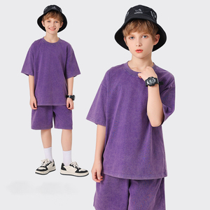 <strong>Teenager</strong> Hot Sale Kids <strong>T</strong> <strong>shirt</strong> High Quality Acid Wash <strong>t</strong> <strong>shirt</strong> Custom Screen Print Plain <strong>T</strong> <strong>shirt</strong> Boys Girls 5-15 Years - Product Image 3